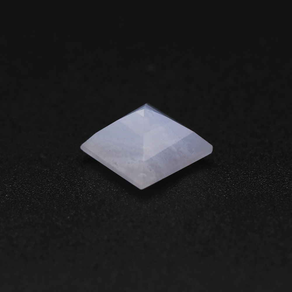 Blue Lace Agate Square Faceted