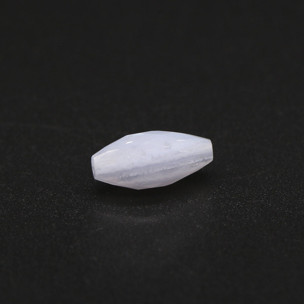 Blue Lace Agate Rice Faceted (Full Drill)