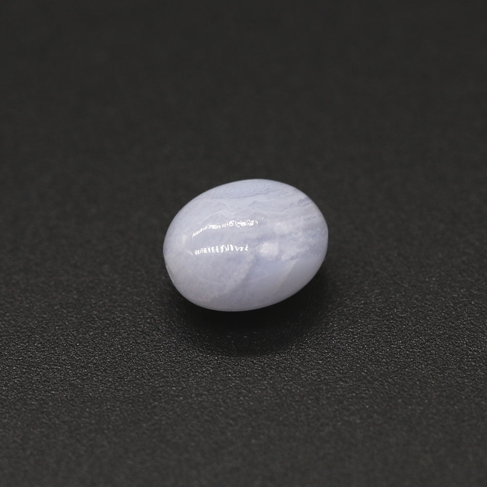 Blue Lace Agate Smooth Oval (Full Drill)