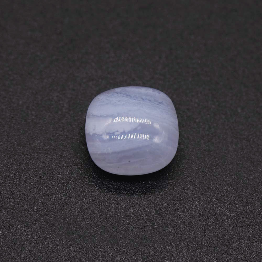 Blue Lace Agate Smooth Cushion Briolette