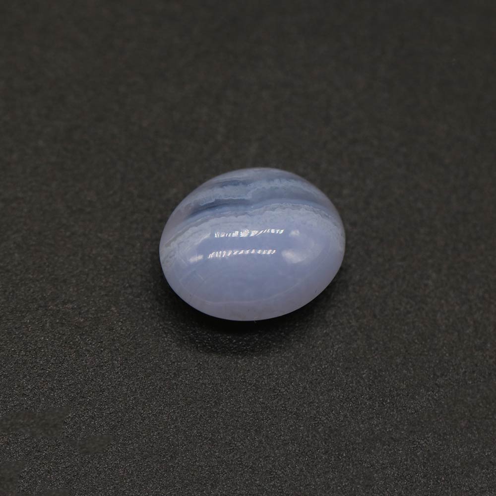 Blue Lace Agate Smooth Oval Briolette