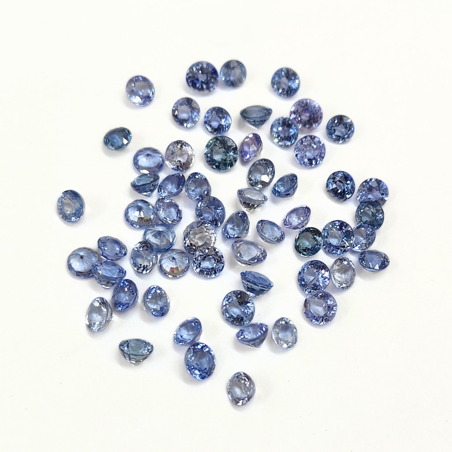 Natural Blue Sapphire (Ceylon) 4.20mm to 5mm Round Faceted