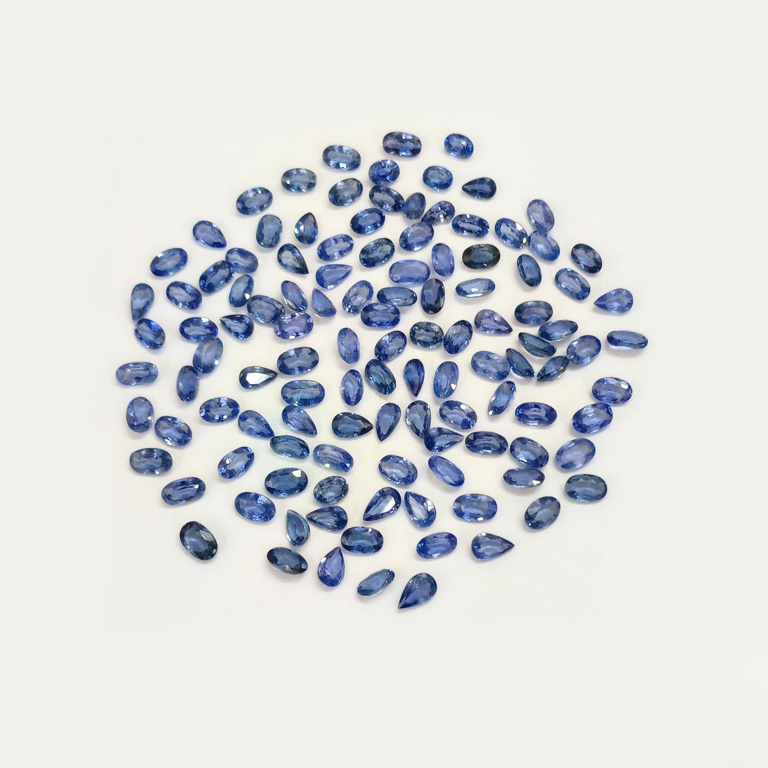 Natural Blue Sapphire (Ceylon) (Heated) 5x3mm Mix Shape Faceted