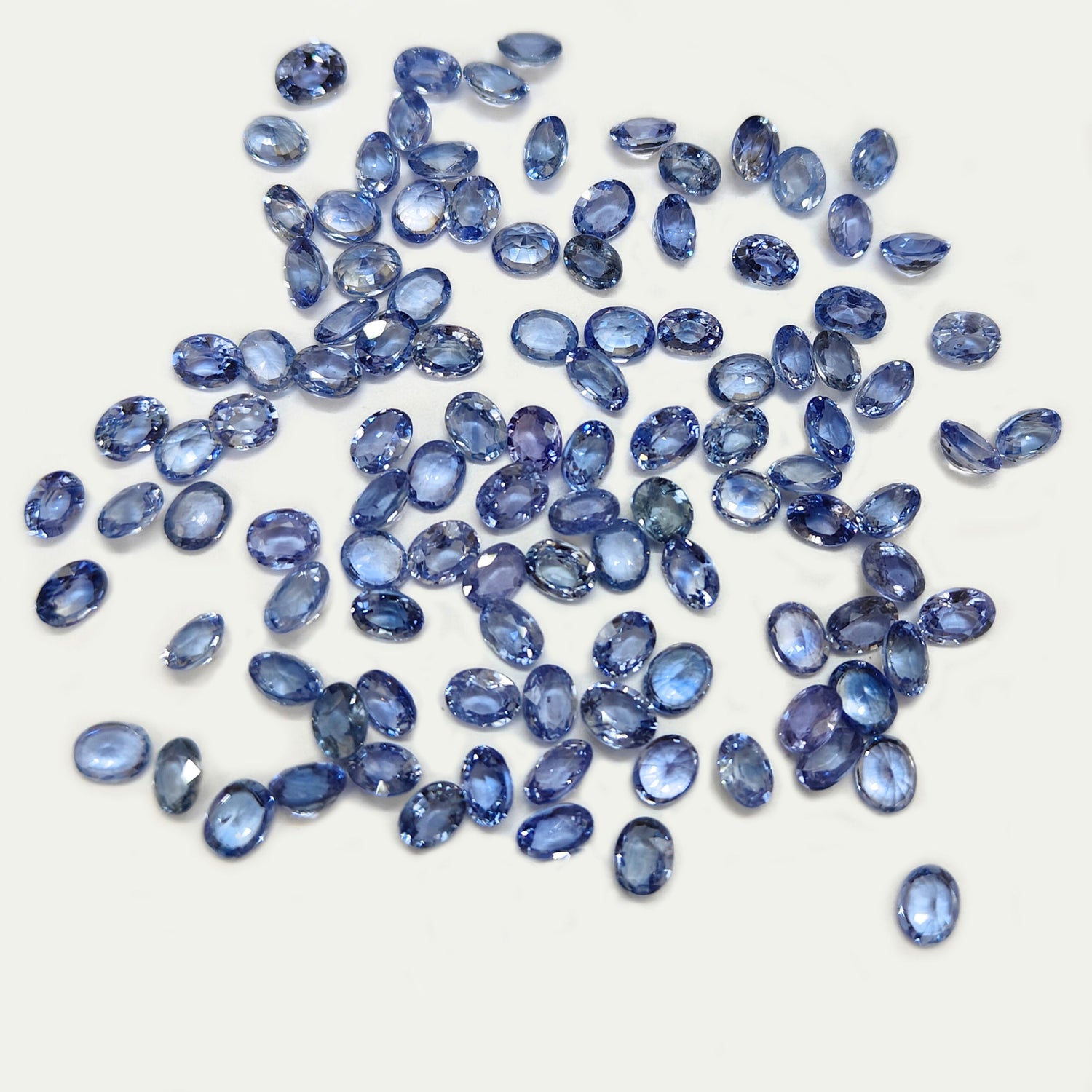 Natural Blue Sapphire (Ceylon) (Heated) 5x4mm Oval Faceted