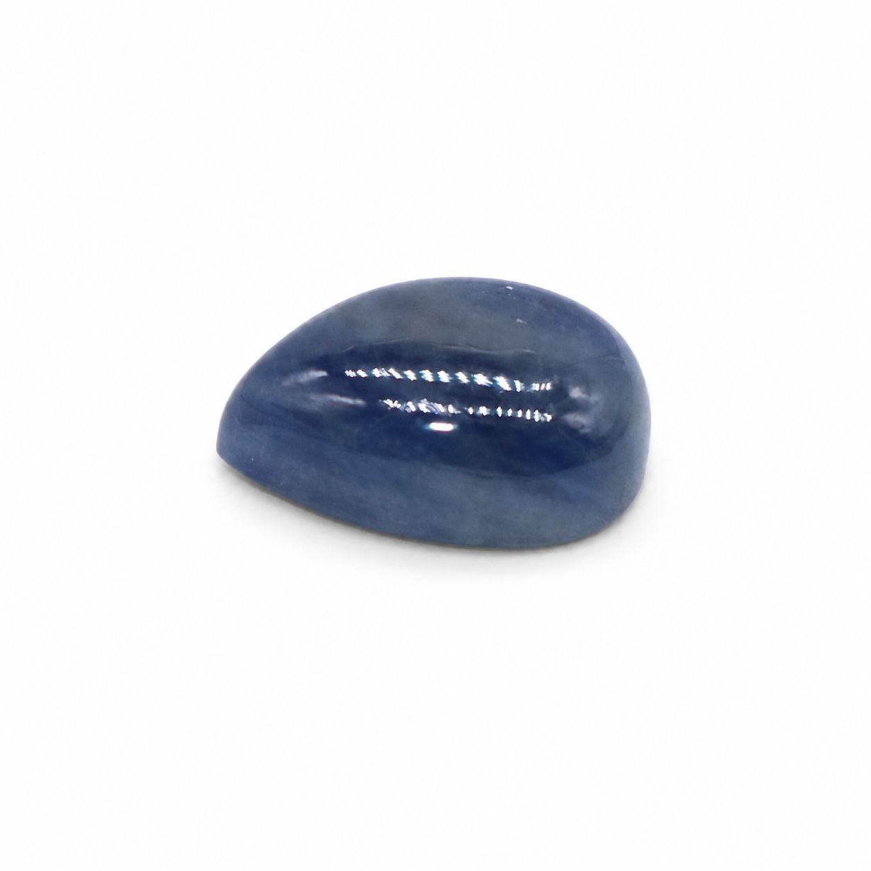Blue Sapphire Pear Cabochon