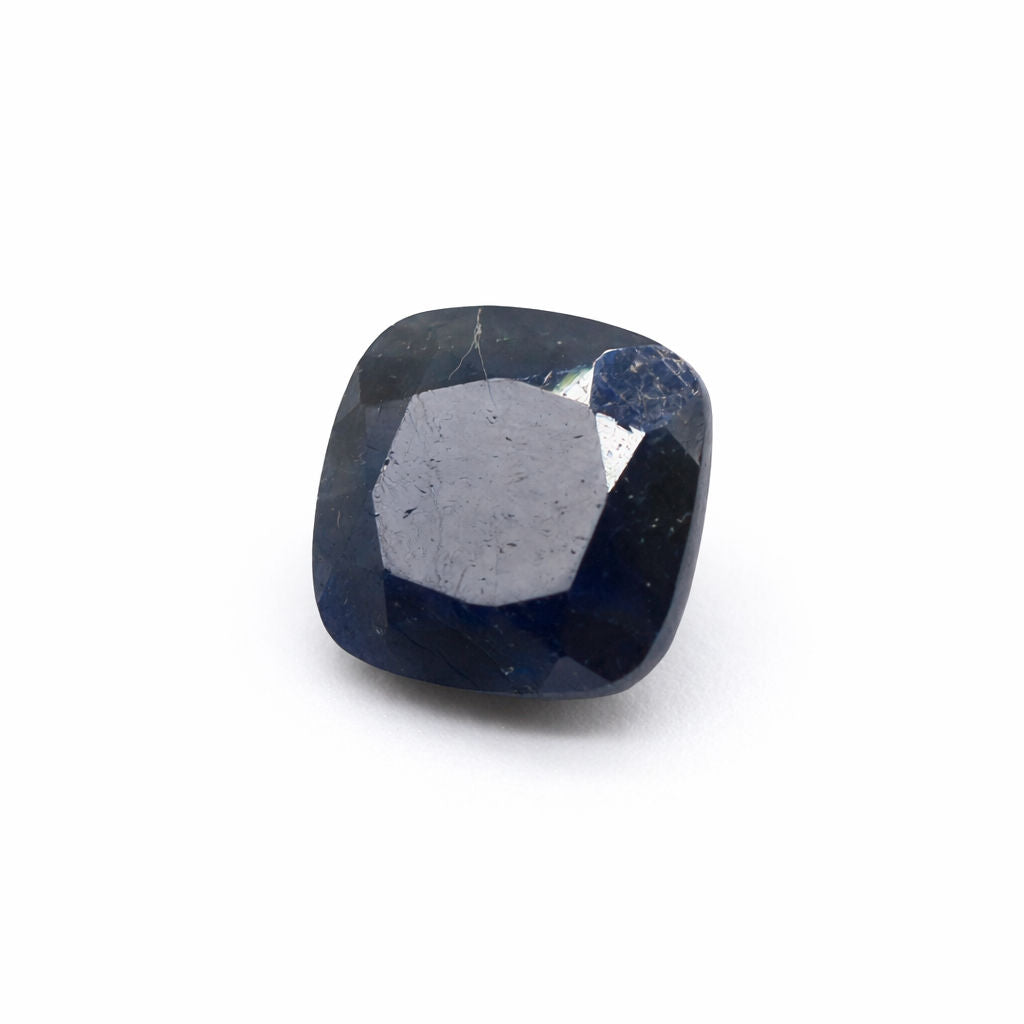 Blue Sapphire (Mozambique) (Untreated) Cushion Faceted