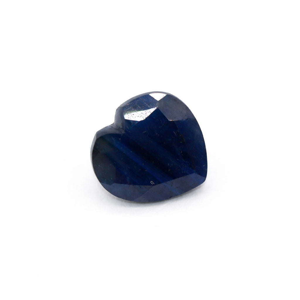 Blue Sapphire (Mozambique) (Untreated) Heart Shape Faceted