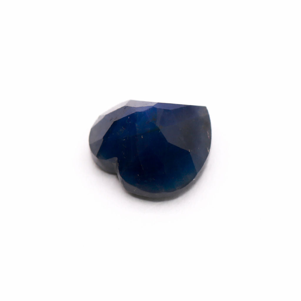Blue Sapphire (Mozambique) (Untreated) Heart Shape Faceted