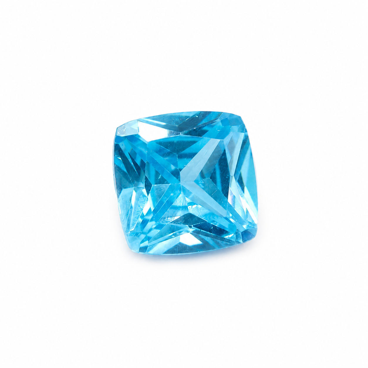 Cubic Zirconia (BT Color) Cushion Faceted