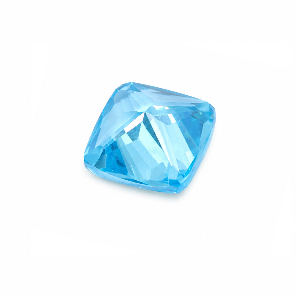 Cubic Zirconia (BT Color) Cushion Faceted