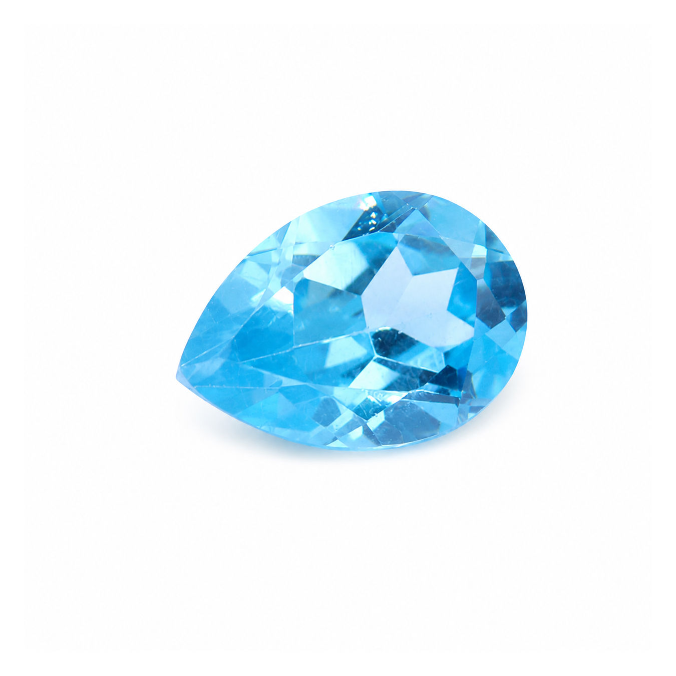 Cubic Zirconia (BT Color) Pear Faceted