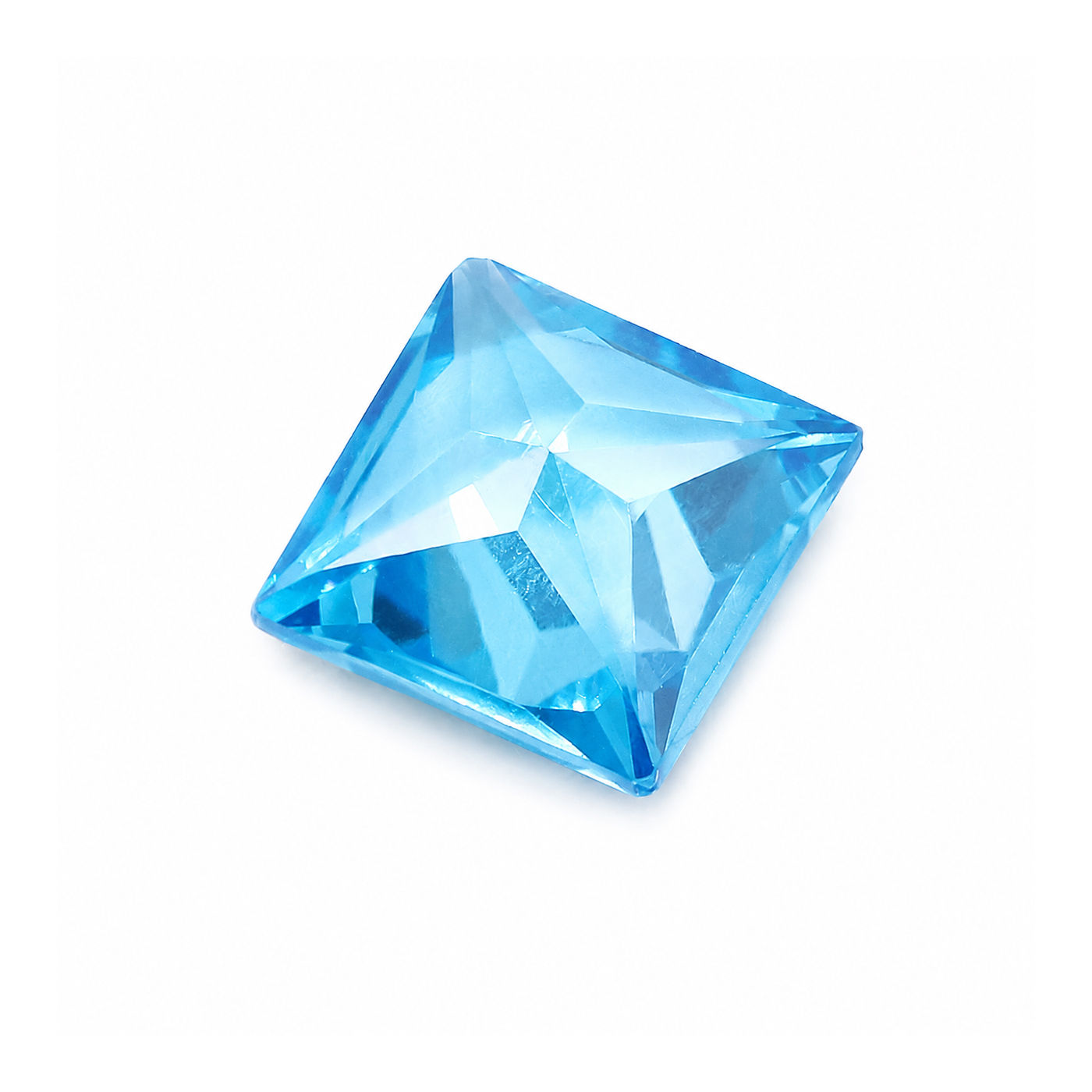 Cubic Zirconia (BT Color) Square Faceted