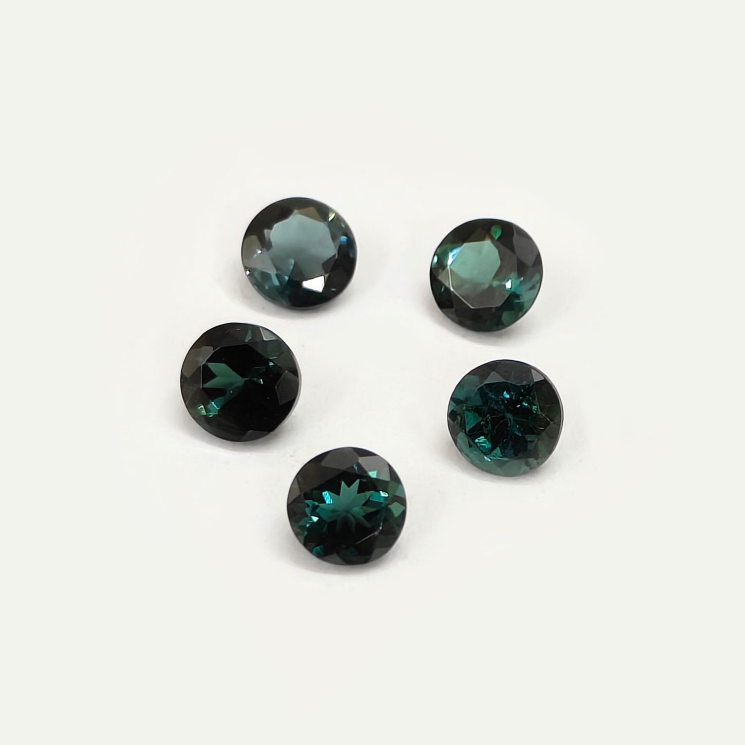 Blue Tourmaline 5mm Round Faceted