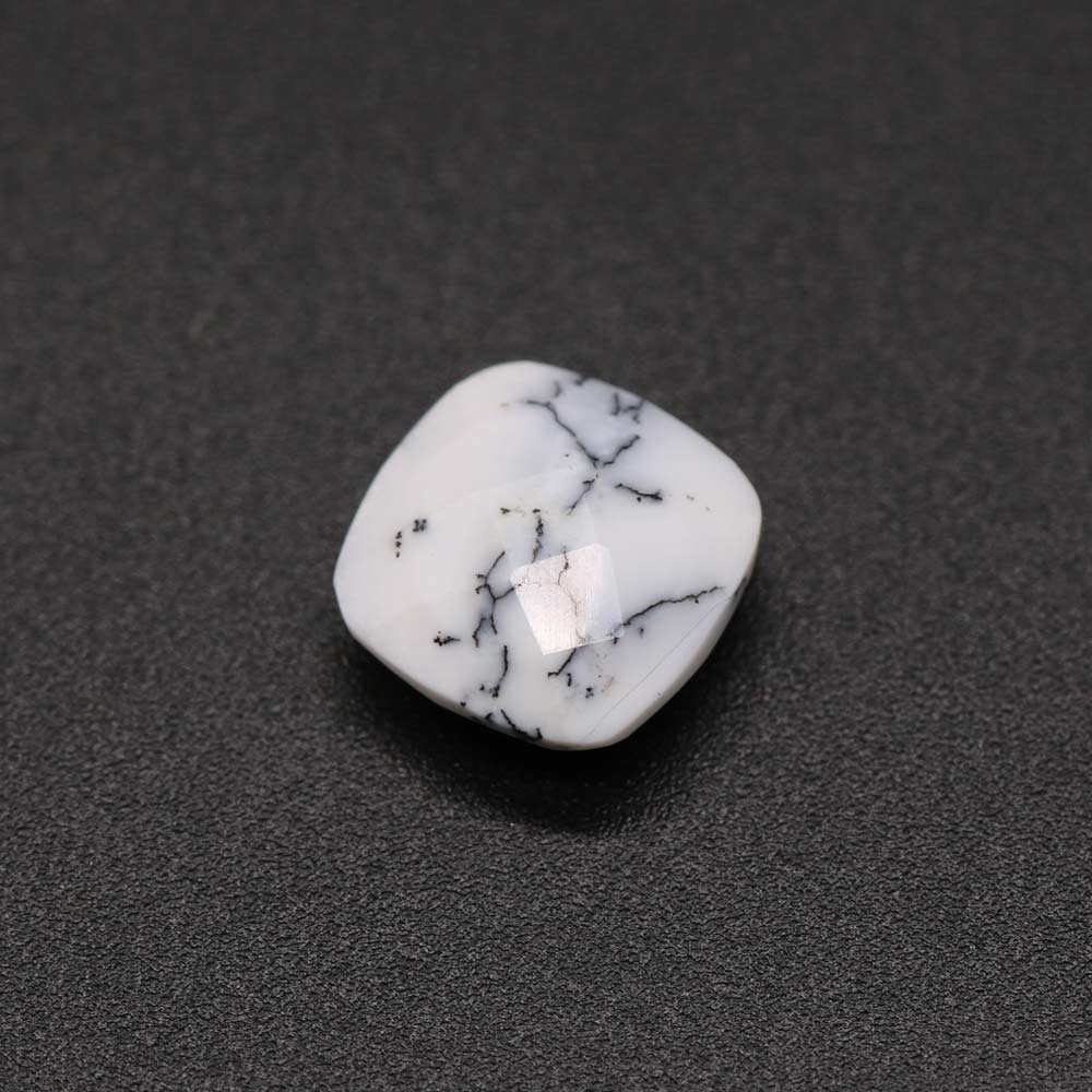 Dendritic Opal Cushion Briolette