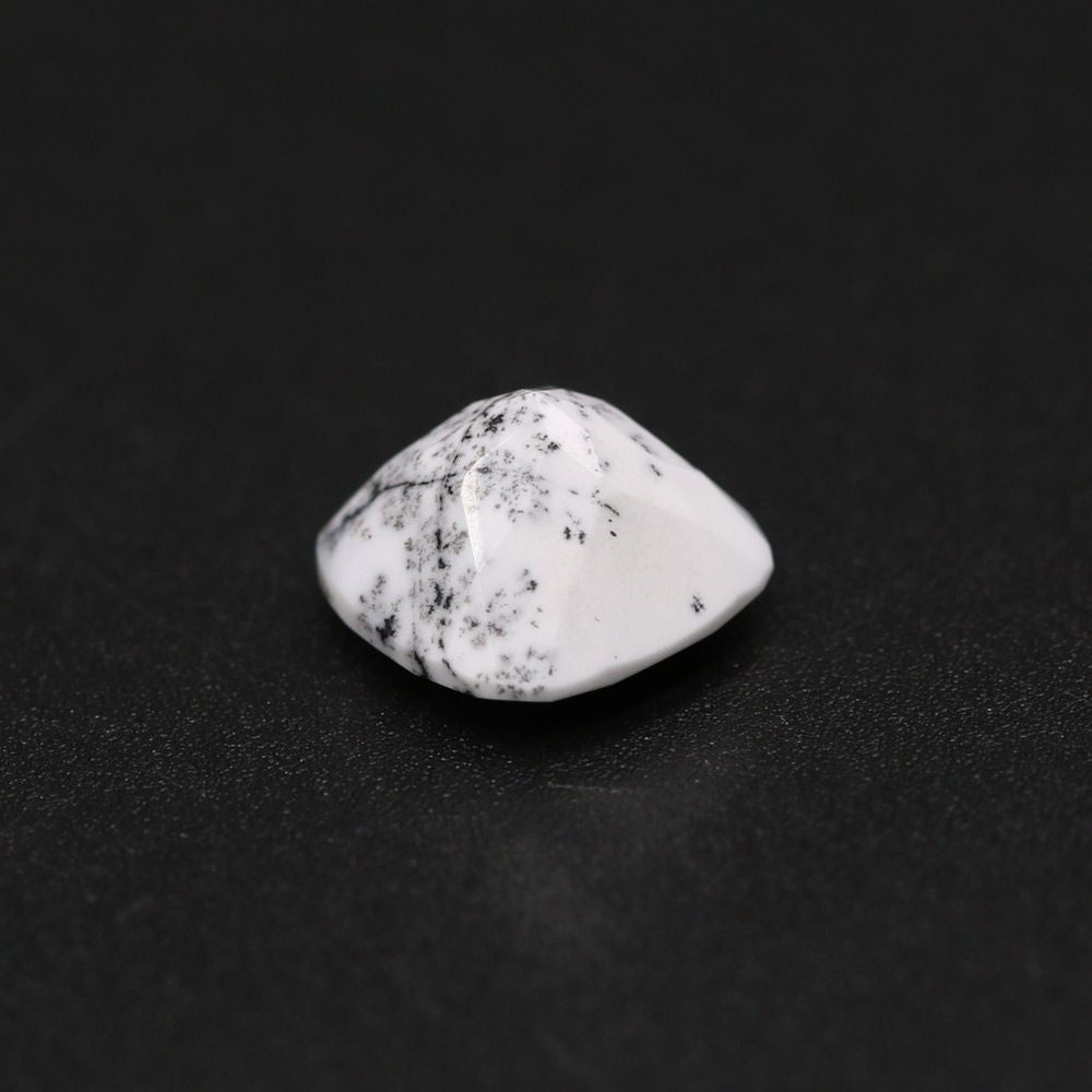 Dendritic Opal Cushion Faceted