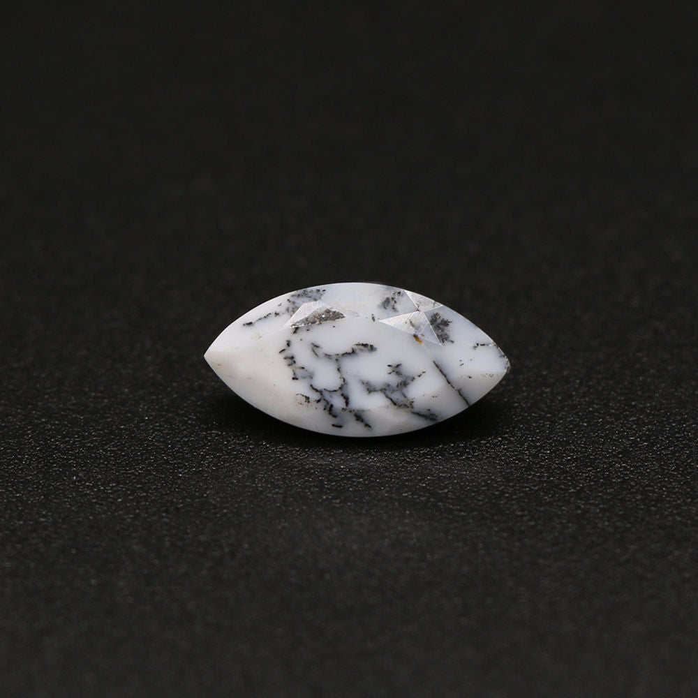 Dendritic Opal Marquise Faceted