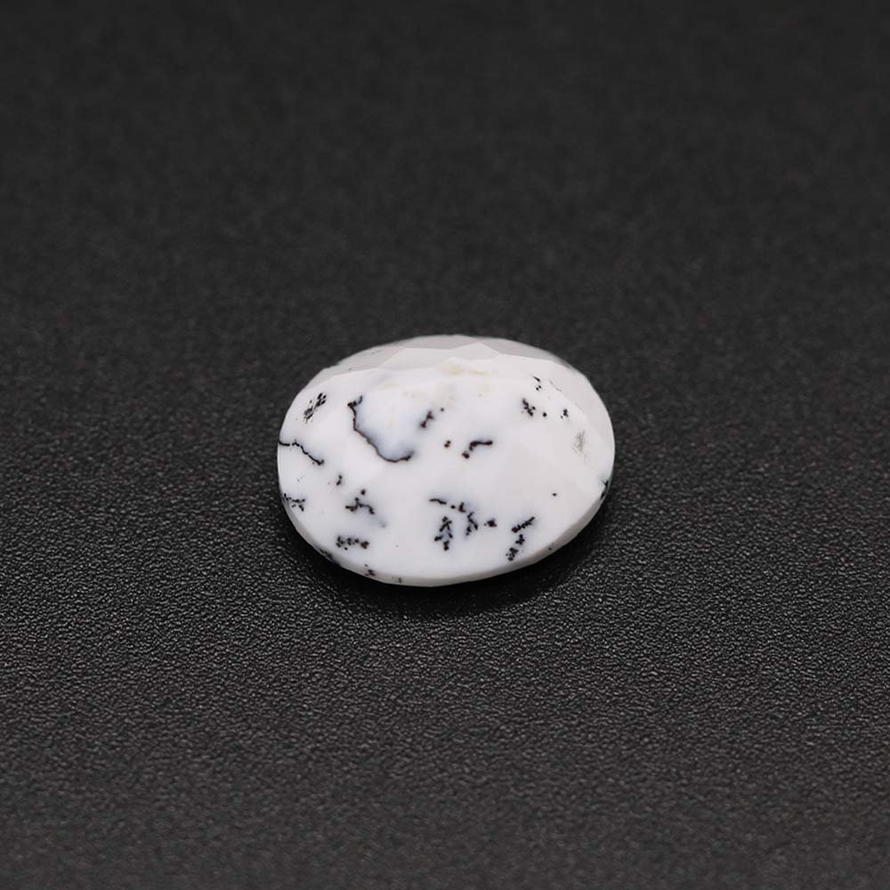 Dendritic Opal Oval Faceted