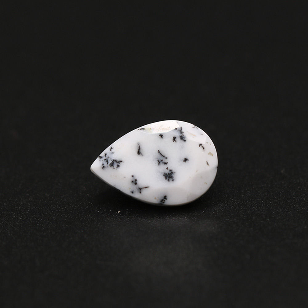 Dendritic Opal Pear Faceted