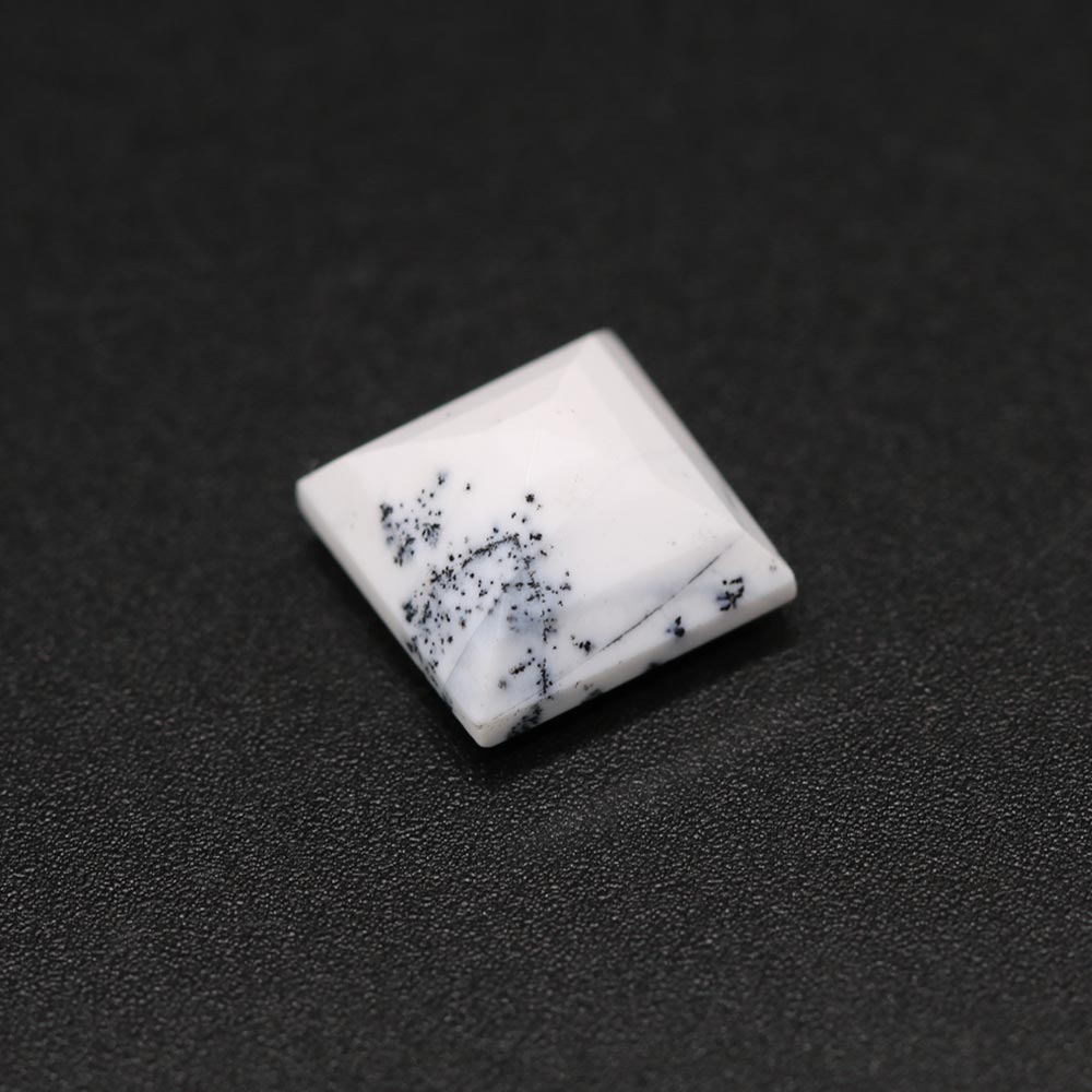 Dendritic Opal Square Faceted