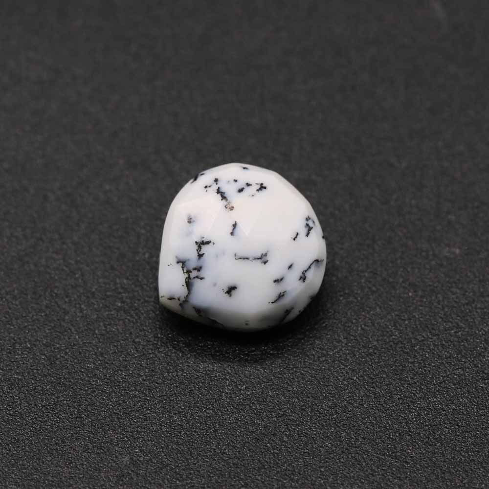 Dendritic Opal Heart Shape Briolette (Tabeez) (Side Drill)