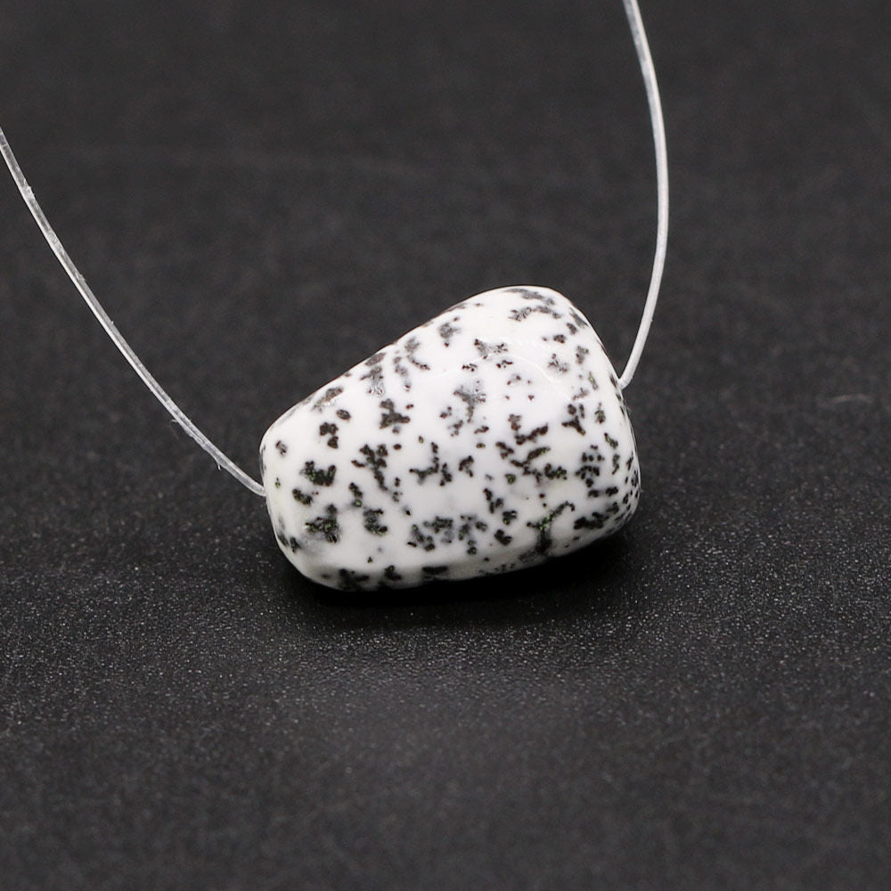 Dendritic Opal Smooth Tumbled (Full Drill)