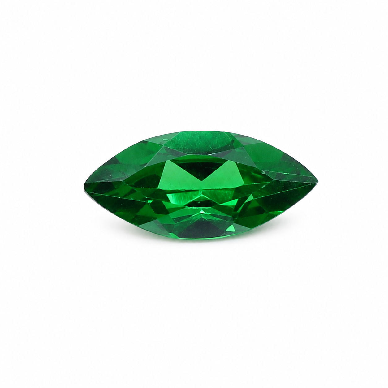 Cubic Zirconia (Emerald Color) Marquise Faceted