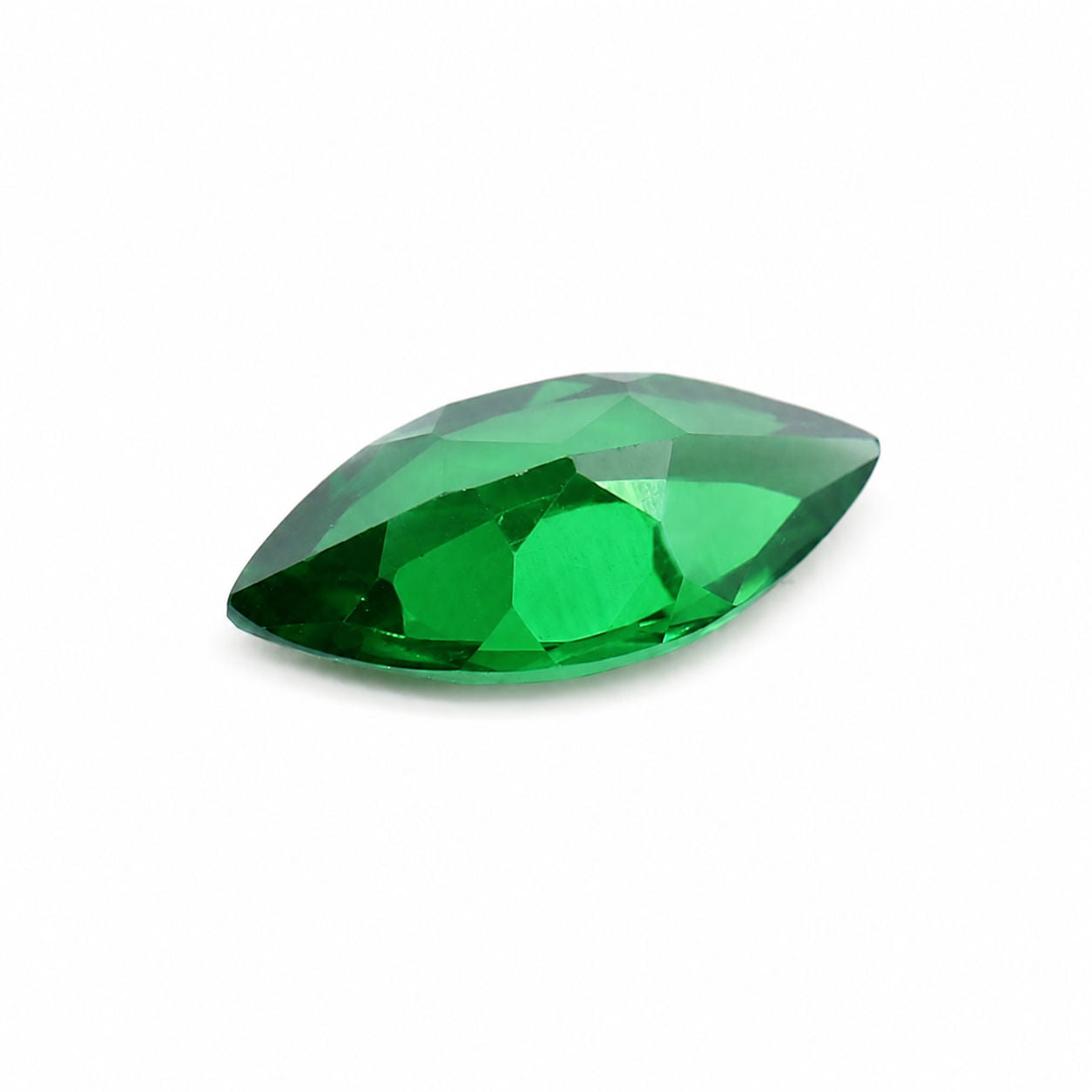 Cubic Zirconia (Emerald Color) Marquise Faceted