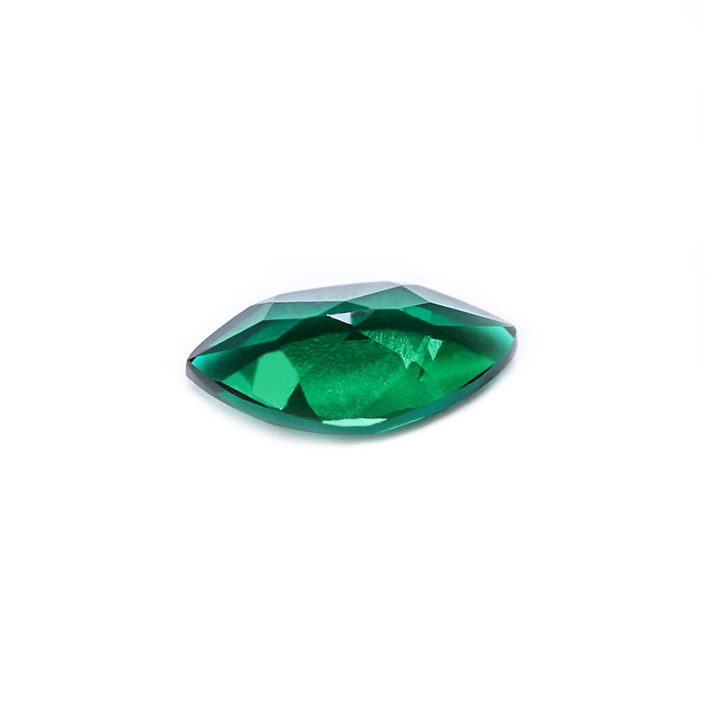 Created Emerald (Zambian Color) Marquise Faceted