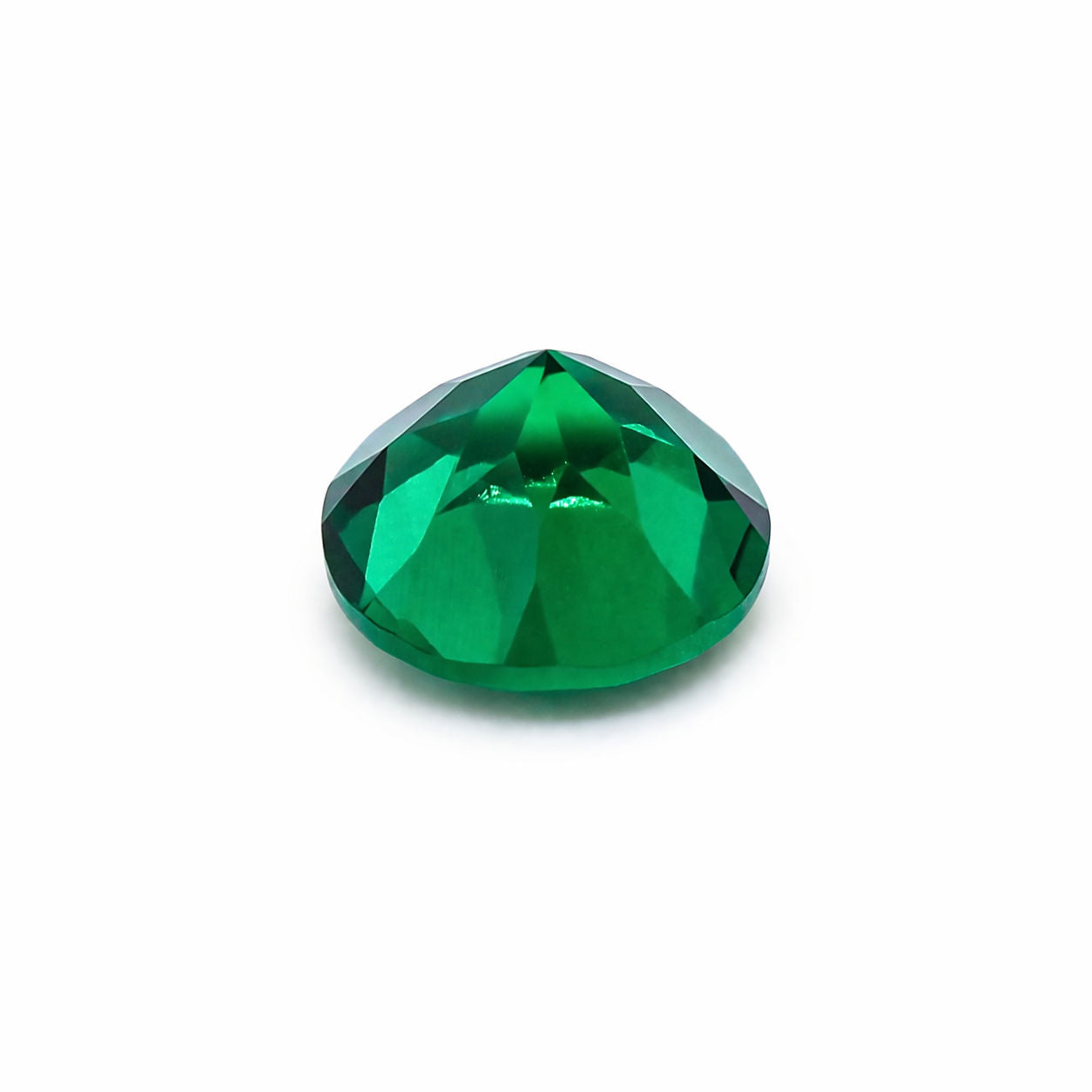 Created Emerald (Zambian Color) Round Faceted