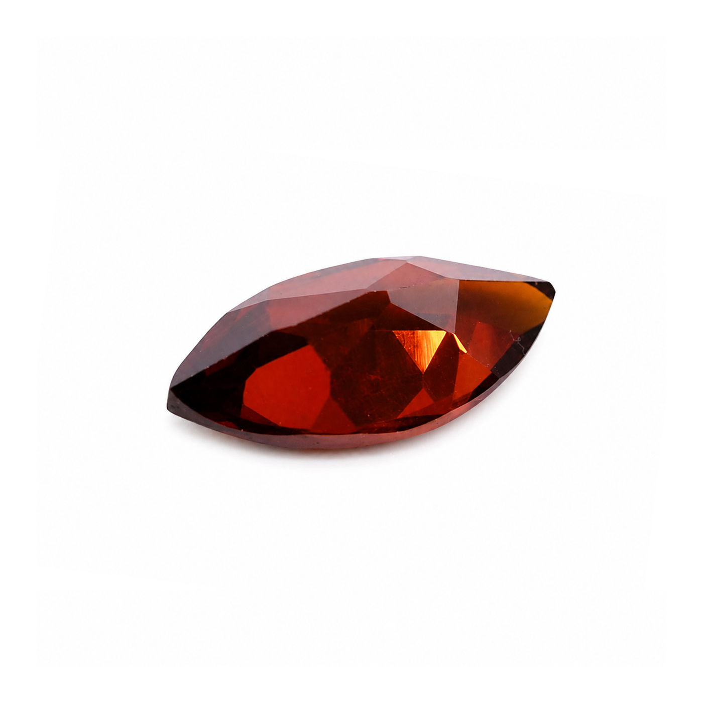 Cubic Zirconia (Garnet Color) Marquise Faceted