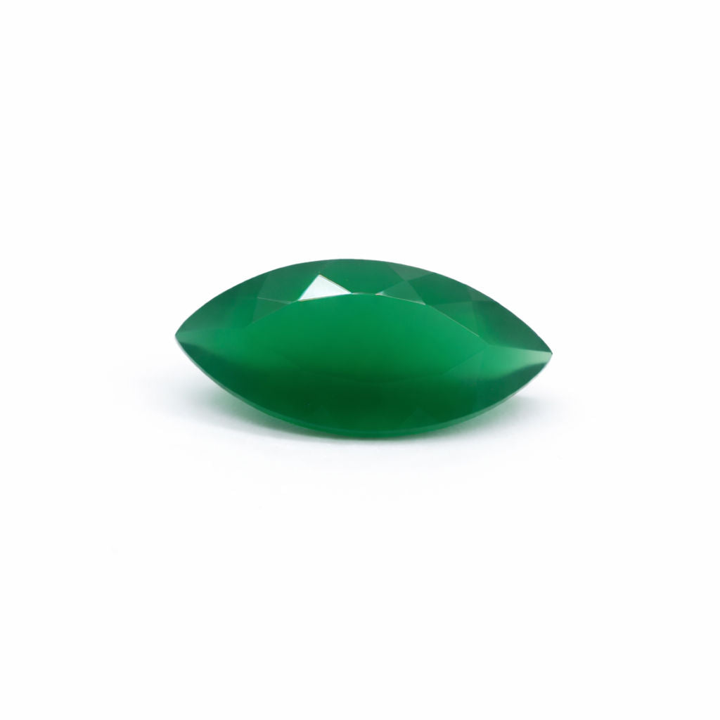 Green Onyx Marquise Faceted