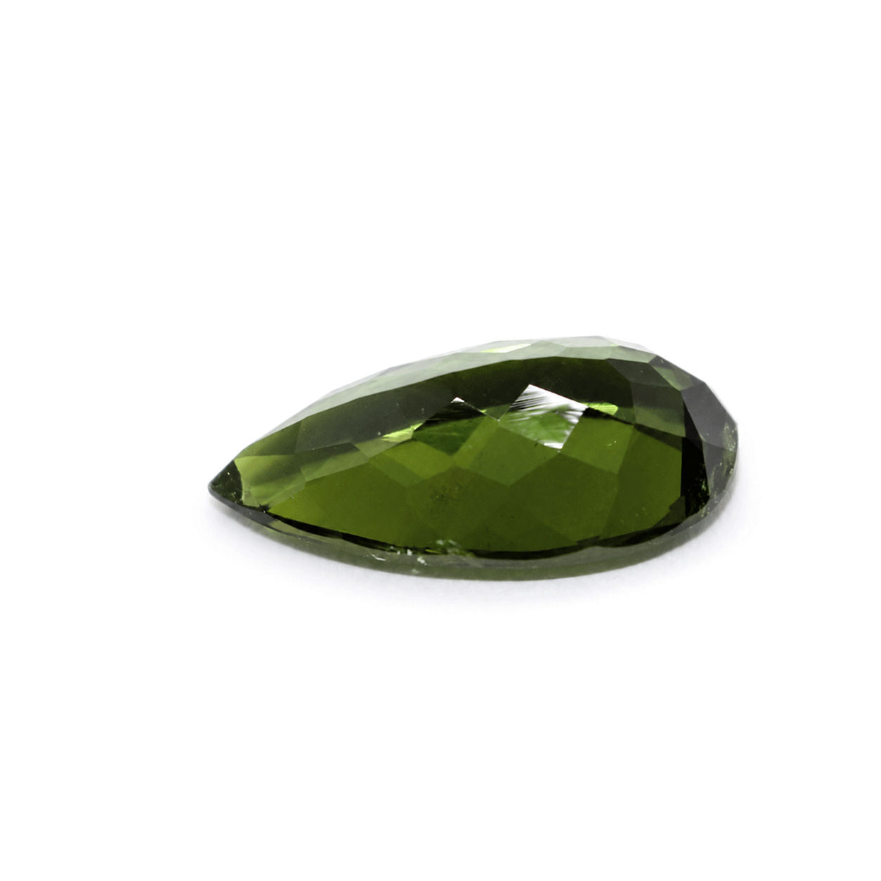 Green Tourmaline 21x10mm Pear Faceted