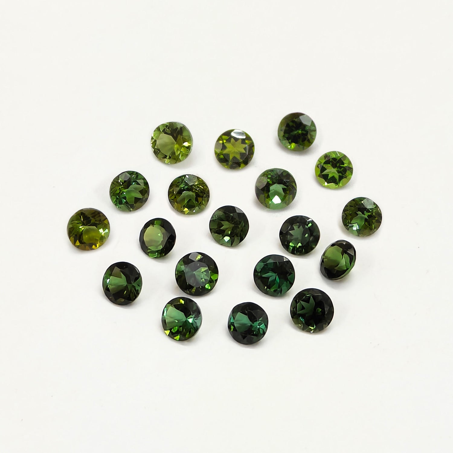 Green Tourmaline 5mm Round Faceted