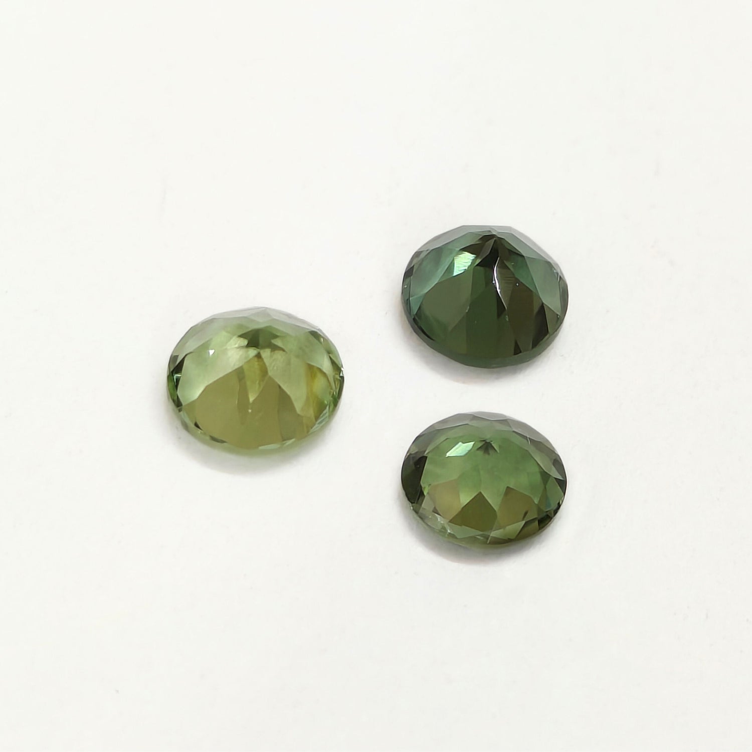 Green Tourmaline 7mm Round Faceted