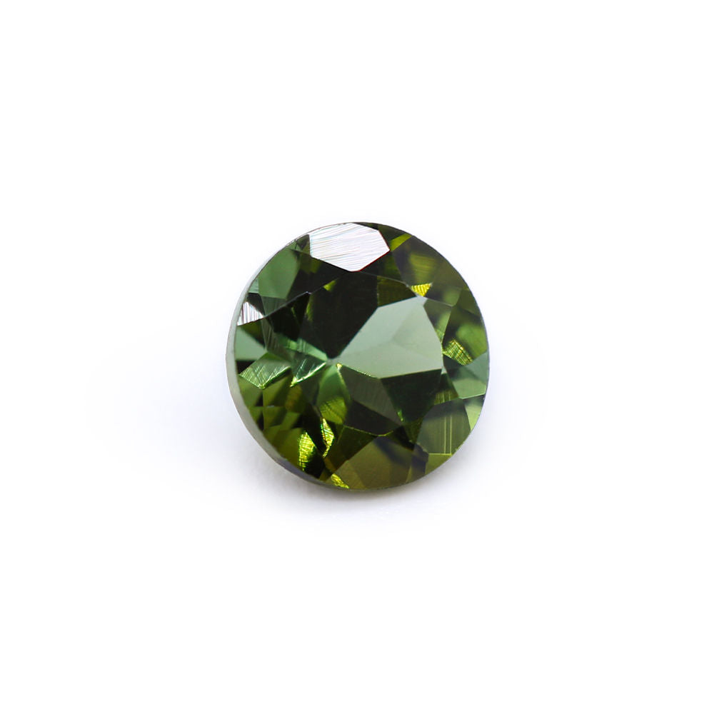 Green Tourmaline 6mm and 7mm Round Faceted