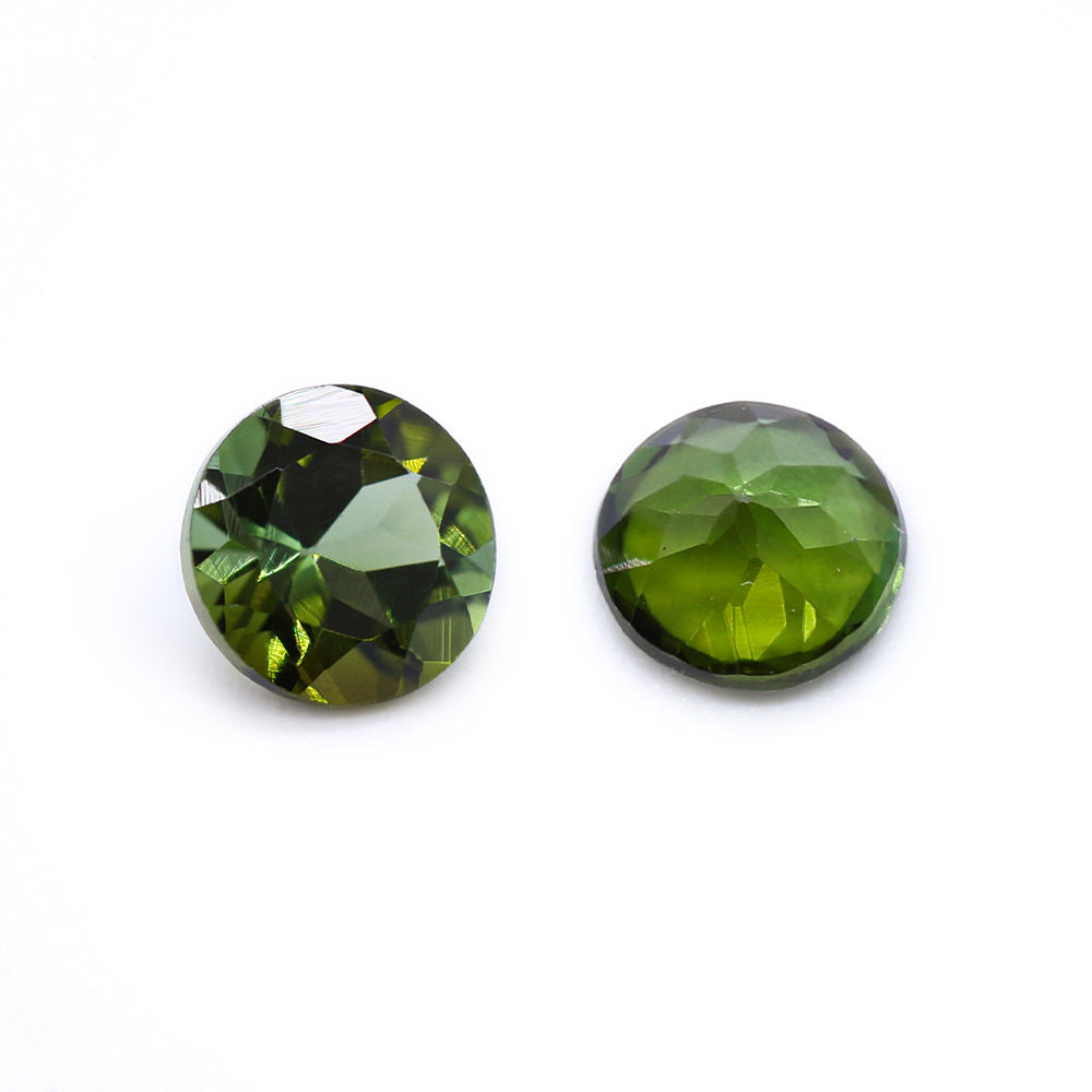 Green Tourmaline 4mm Round Faceted