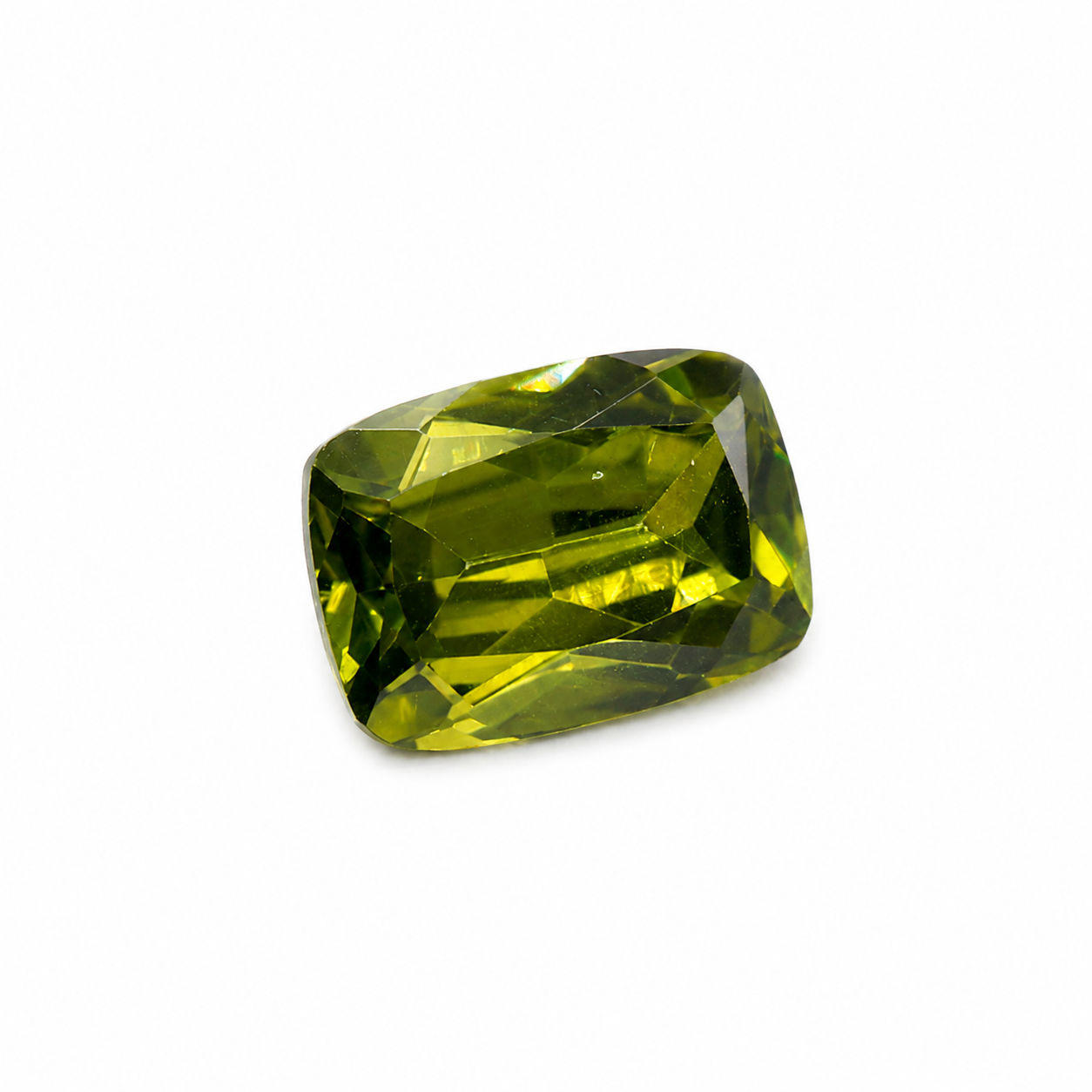 Cubic Zirconia (Heena Color) Elongated Cushion Faceted