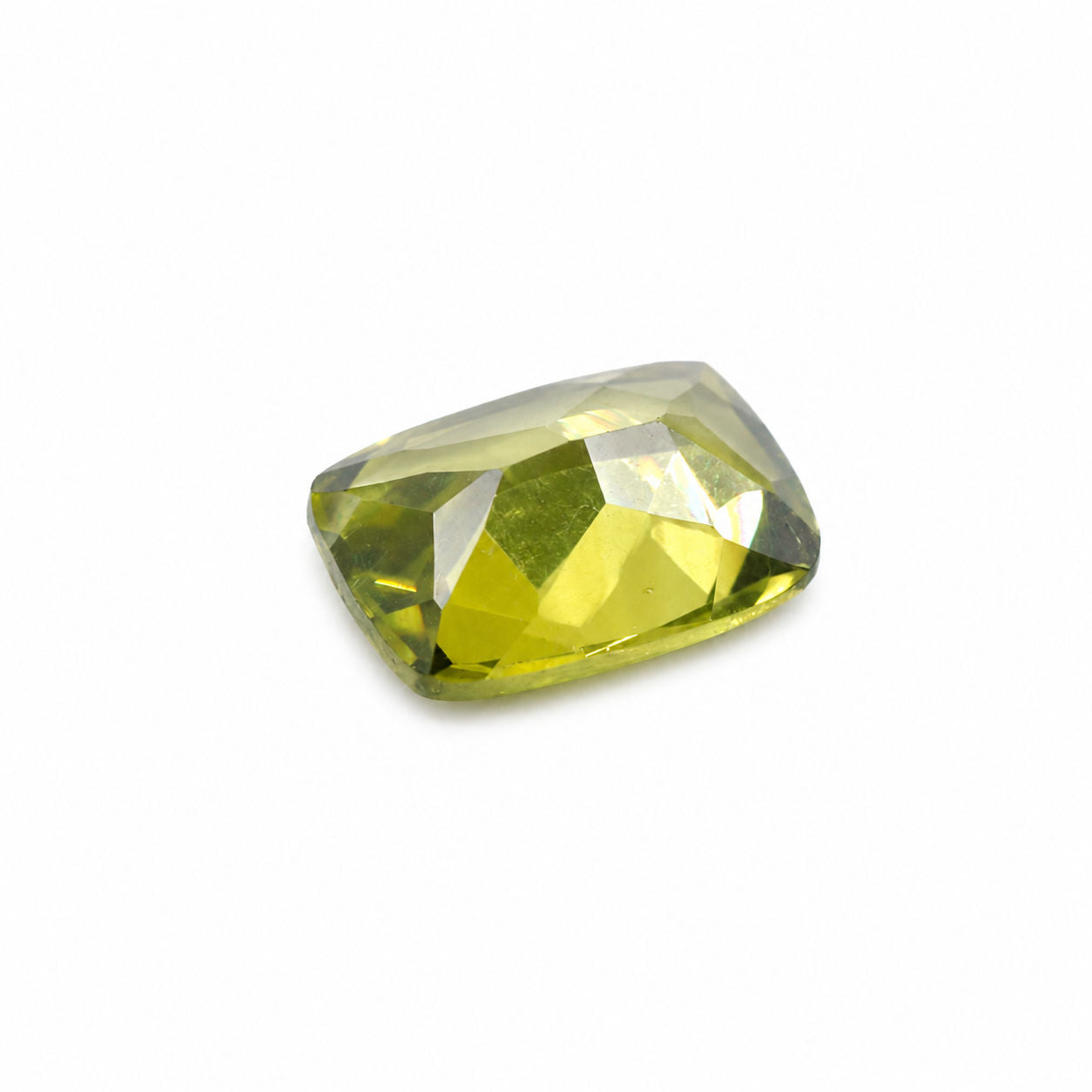 Cubic Zirconia (Heena Color) Elongated Cushion Faceted