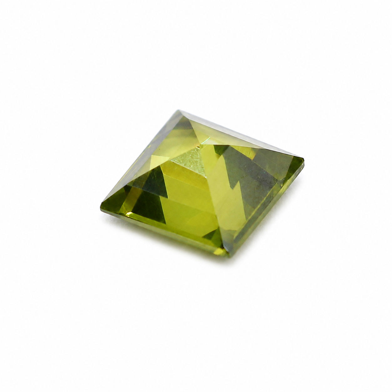 Cubic Zirconia (Heena Color) Square Faceted