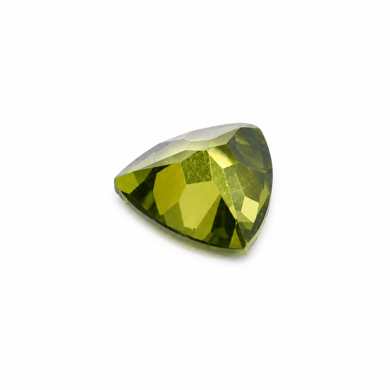 Cubic Zirconia (Heena Color) Trillion Faceted