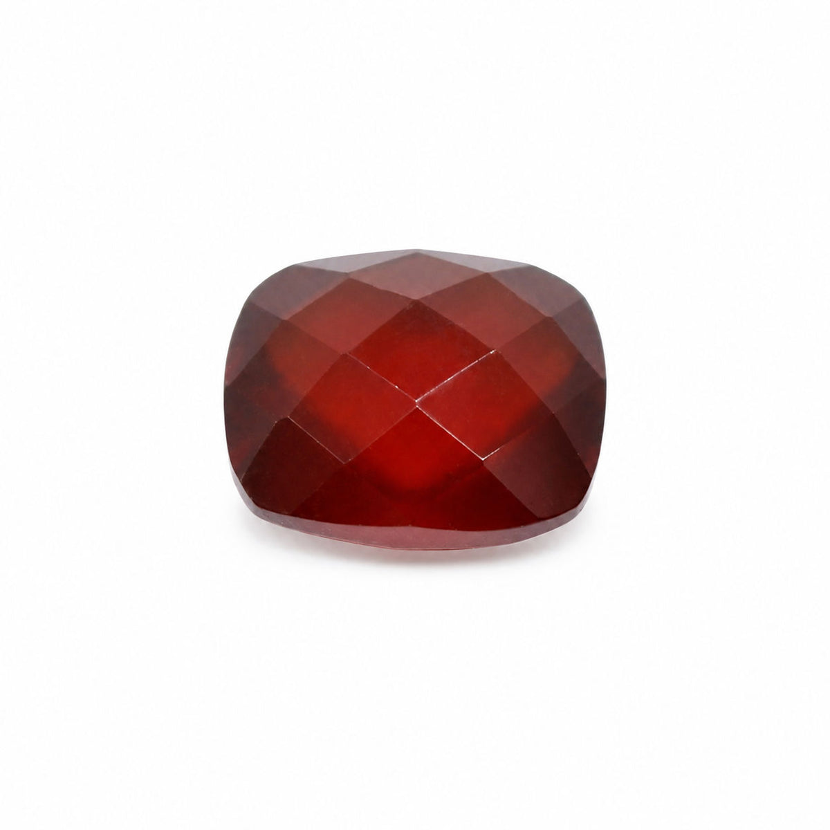 Hessonite Elongated Cushion Briolette
