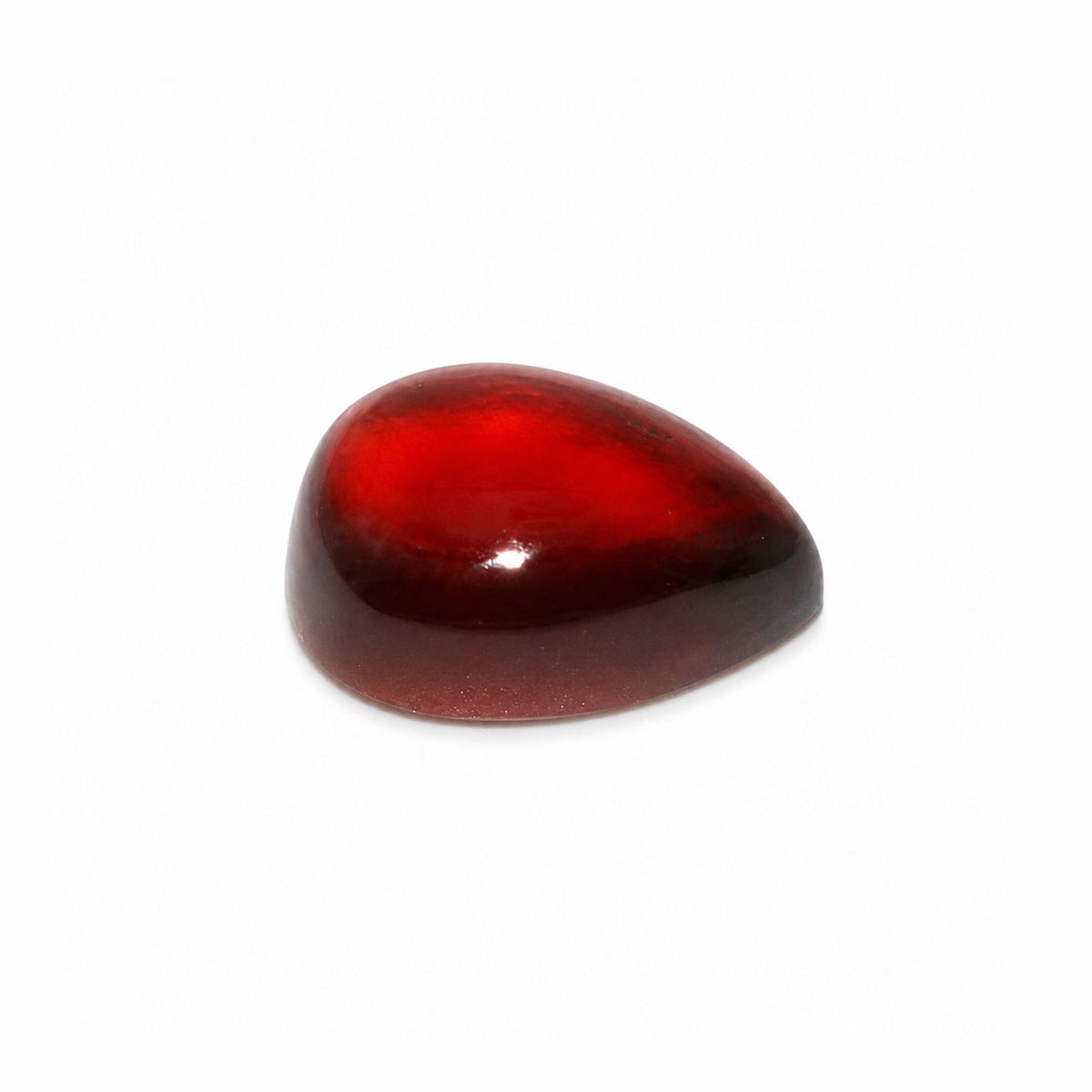 Hessonite Pear Cabochon