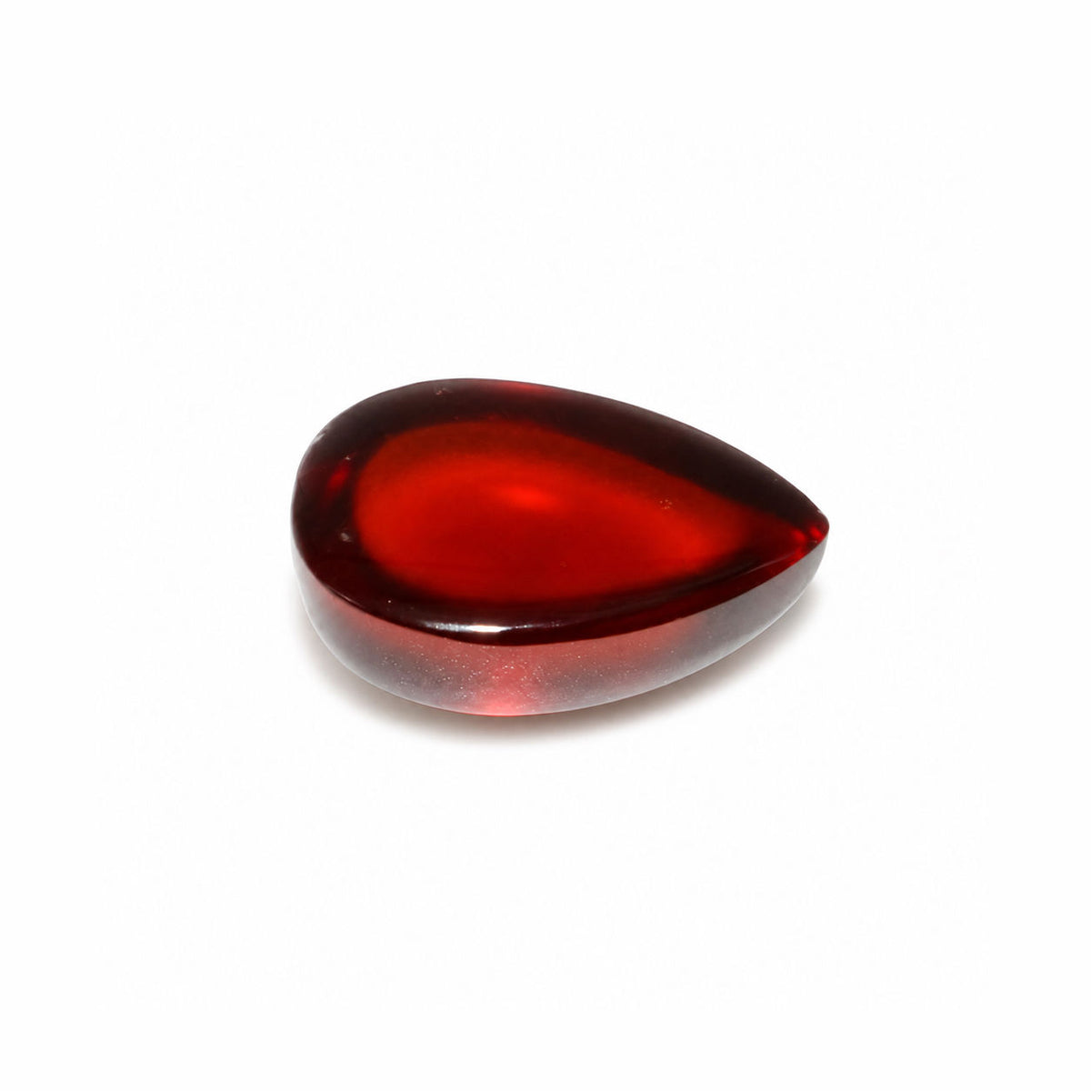 Hessonite Pear Cabochon