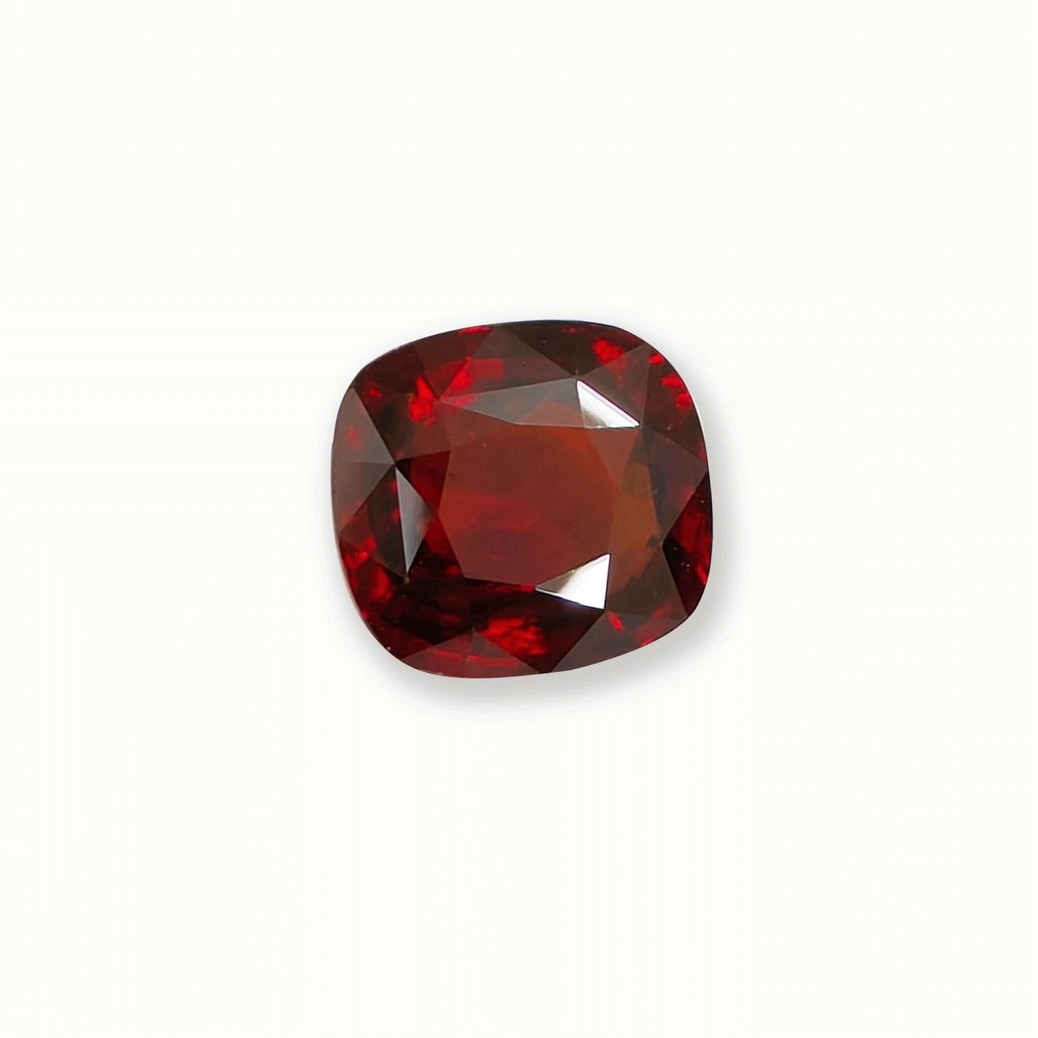 Hessonite 13.50x12.50mm Elongated Cushion Faceted