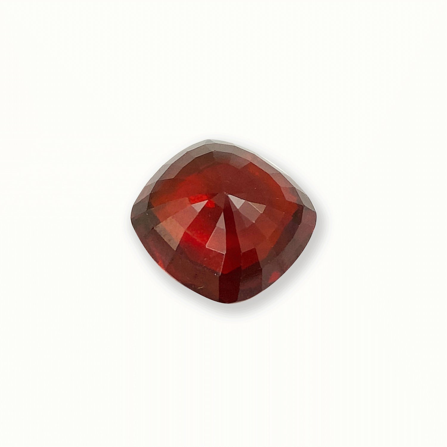 Hessonite 13.50x12.50mm Elongated Cushion Faceted