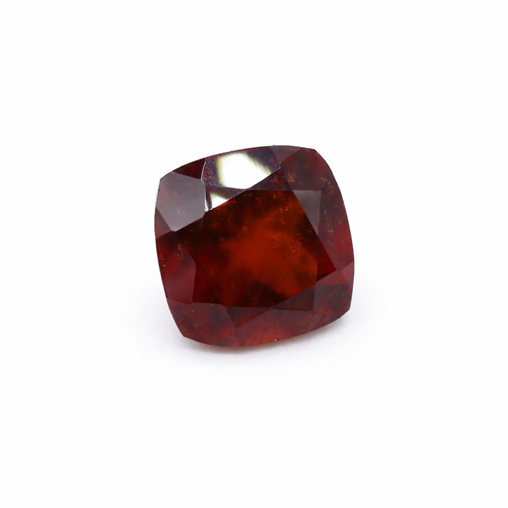 Hessonite Cushion Faceted