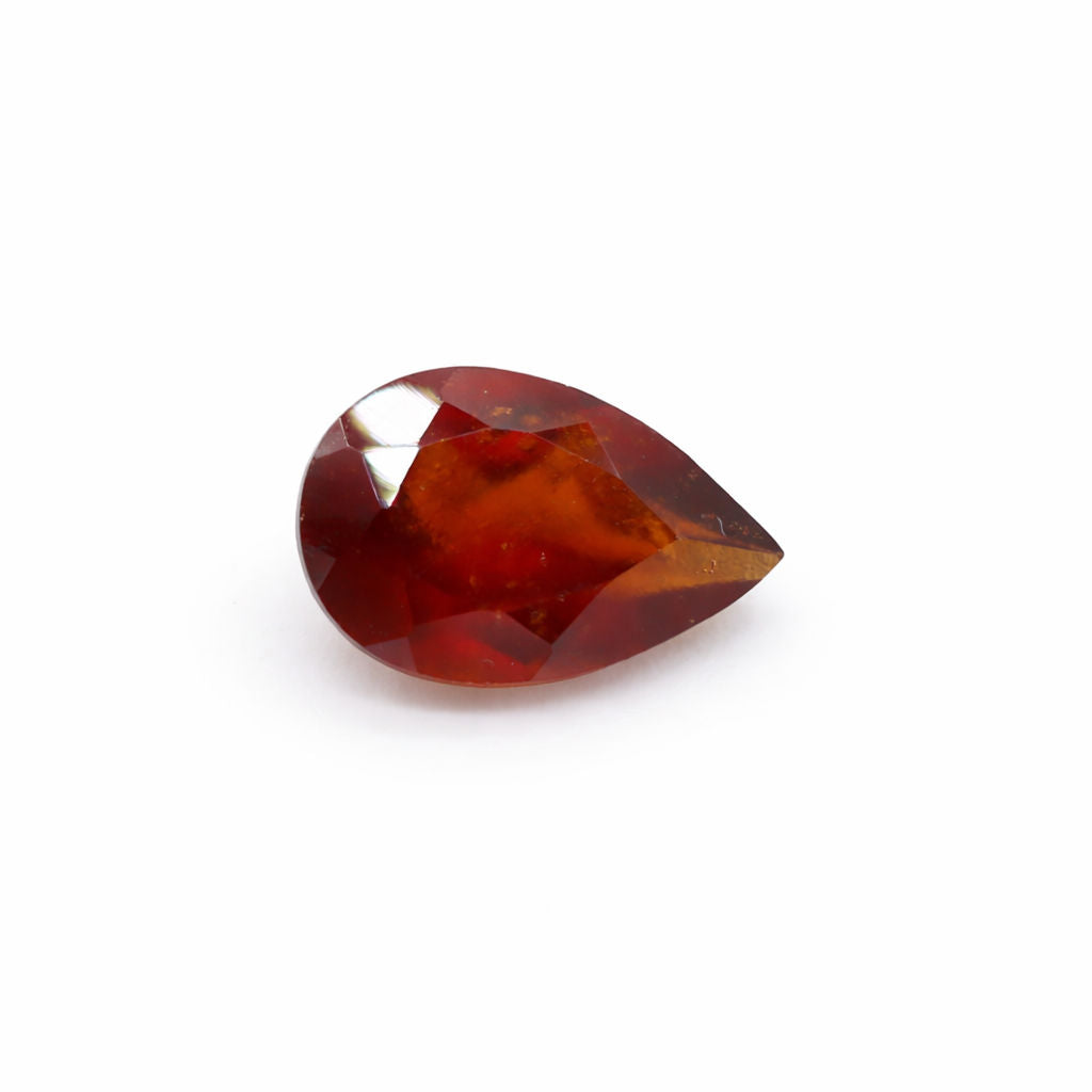 Hessonite Pear Faceted