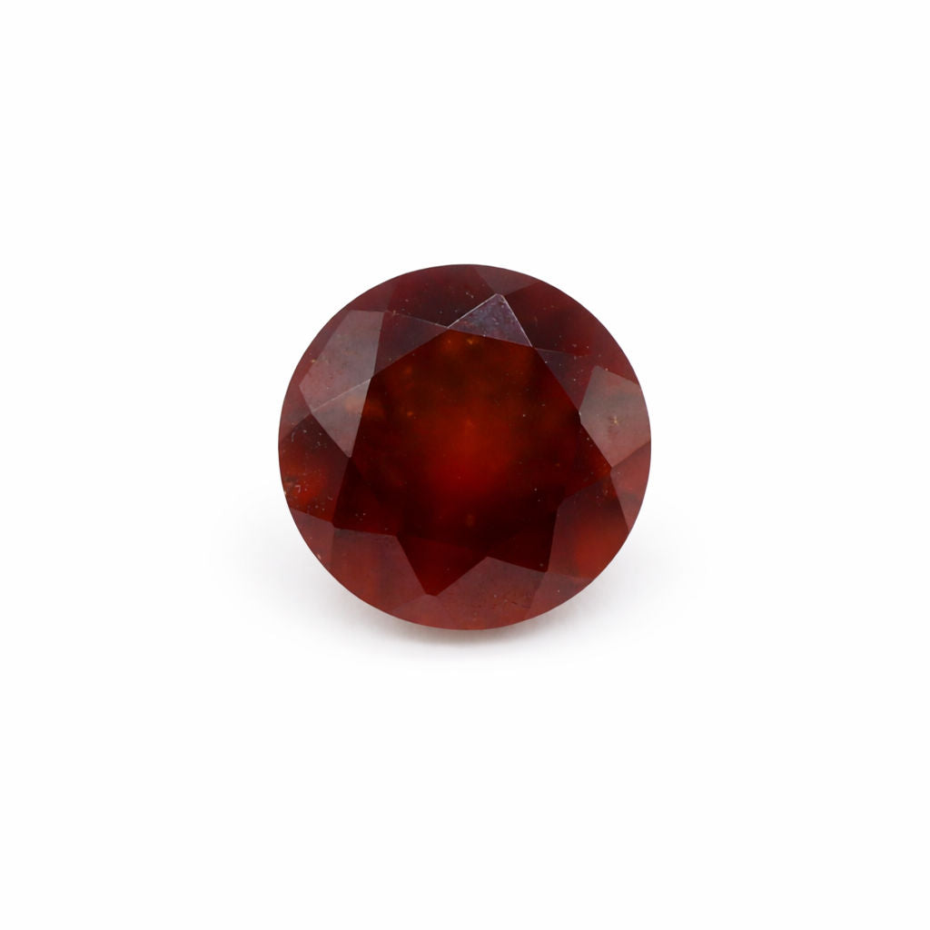 Hessonite Round Faceted