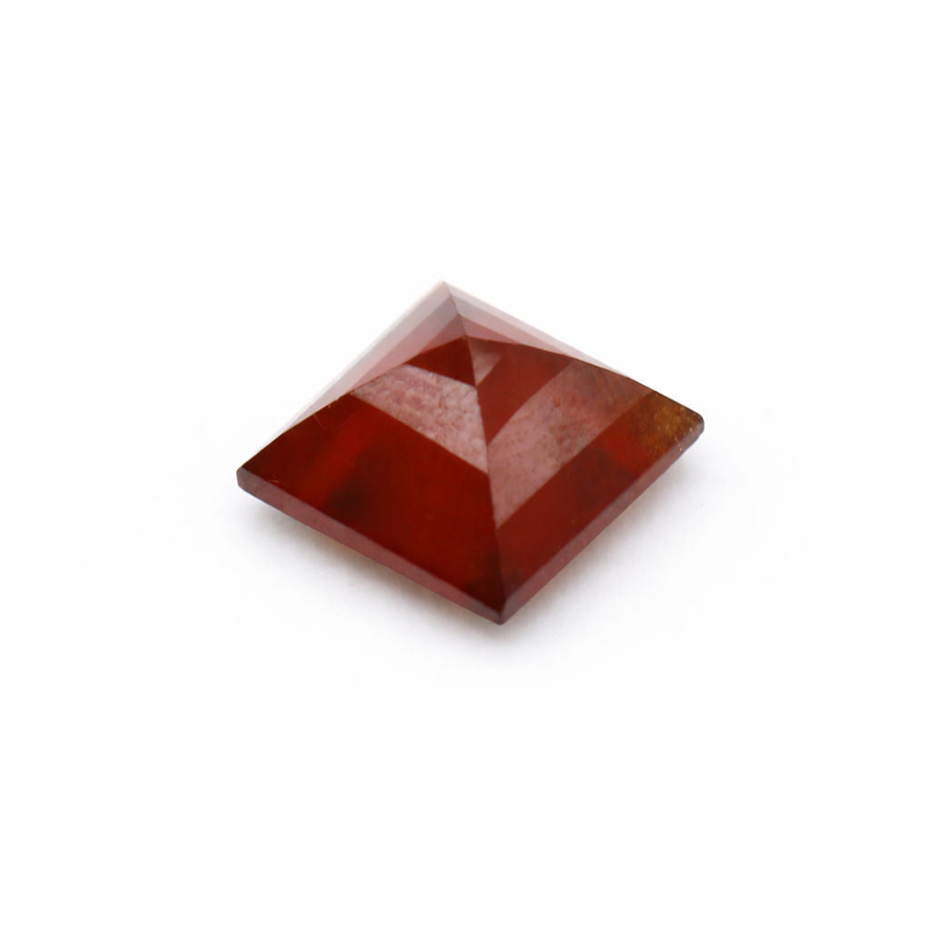 Hessonite Square Faceted