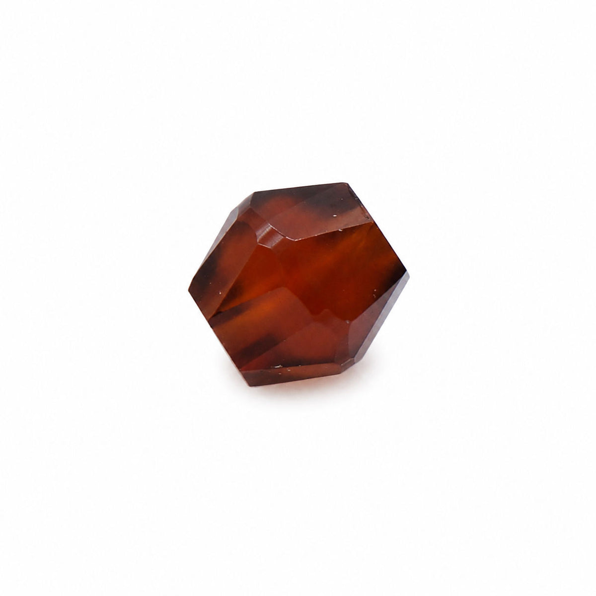 Hessonite Bicone Faceted (Full Drill)